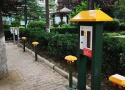 微信扫码充电站进枣庄社区，便民安全