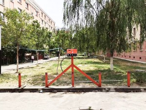 郑州昌原智能扫码电动车充电桩安装现场