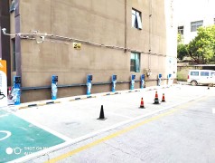 郑州昌原7kw新能源汽车交流充电桩客户安装案例现场