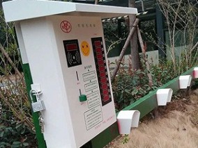 某小区刷卡式电动车充电站